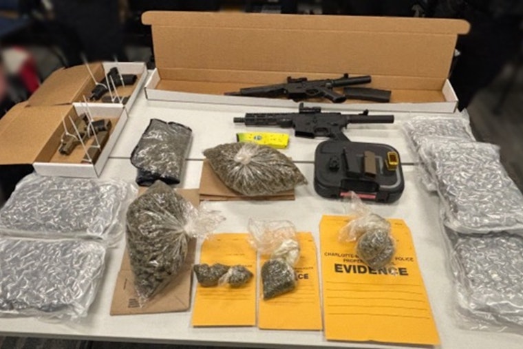 Charlotte Police Arrest Four, Seize Firearms and Narcotics Following Investigation into Loitering Complaint