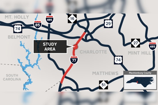 Charlotte Residents Invited to Discuss Upcoming 11-Mile I-77 Overhaul Aimed at Improving Daily Commutes