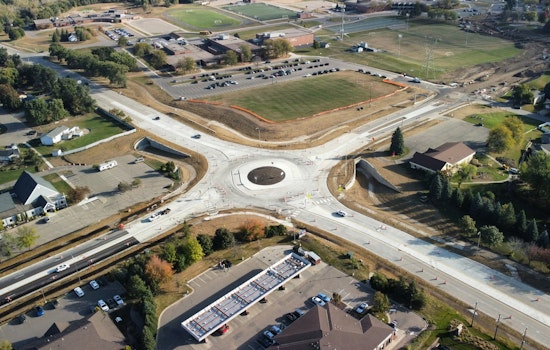Chaska's Highway 41/10 Roundabout Opens for Traffic as Carver County Progresses with Infrastructure Enhancements