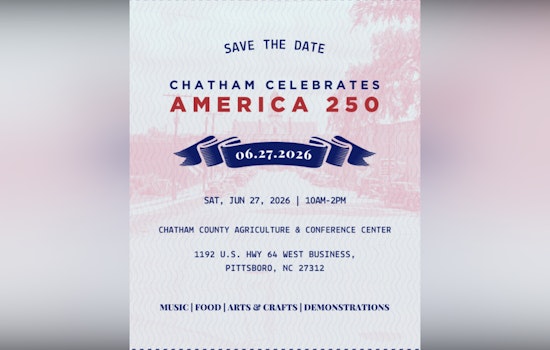 Chatham County Gears Up for 'America 250' with 250 Days of Festivities and Educational Events
