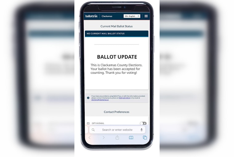 Clackamas County Clerk Encourages Voters to Use 'Track Your Ballot' for Special Election Monitoring