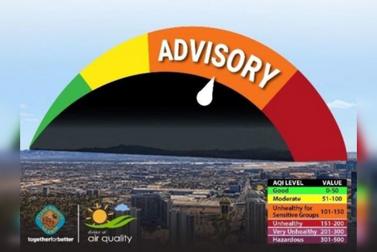 Clark County Issued Dust Advisory Amid Predicted High Winds, Health Precautions Urged