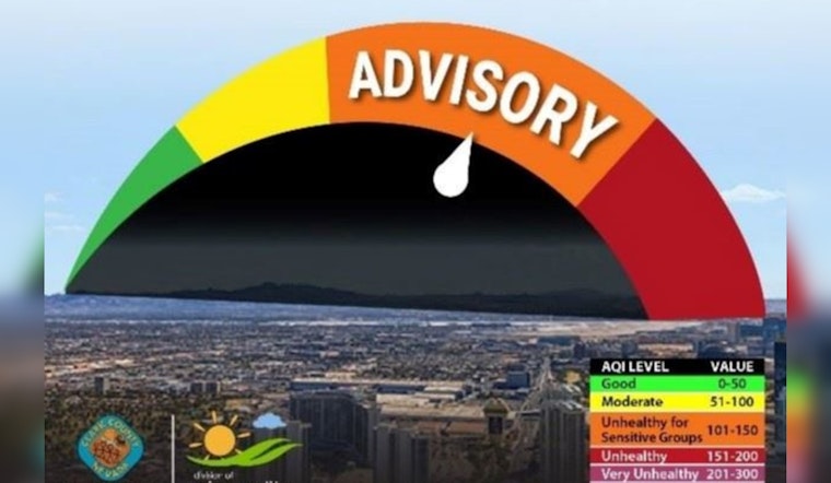 Clark County Issued Dust Advisory Amid Predicted High Winds, Health Precautions Urged