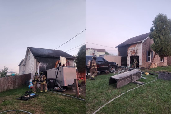 Clarksville Fire Rescue Swiftly Extinguishes Early Morning Blaze in Residential Garage
