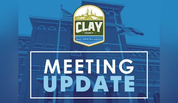 Clay County Commissioners Reschedule Meeting to Honor Veterans Day Observances