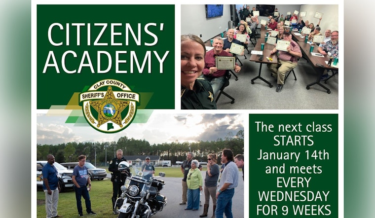 Clay County Sheriff's Office Invites Locals to Join Citizens' Academy for Insight into Law Enforcement Work