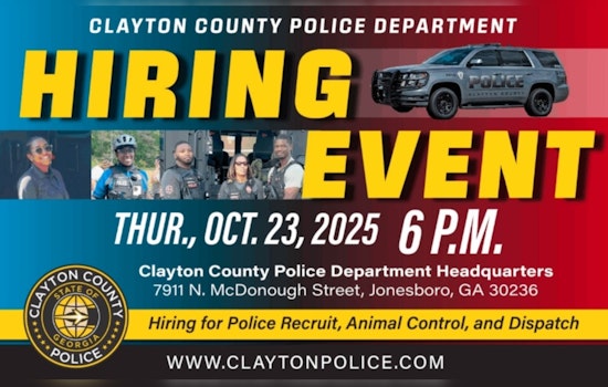 Clayton County Police Department Seeks New Recruits at Upcoming Jonesboro Hiring Event