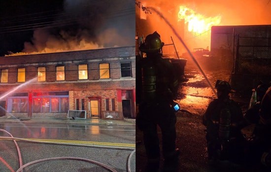 Cleveland Firefighters Quell Second-Alarm Blaze in Glenville's Vacant Building, Investigation Underway