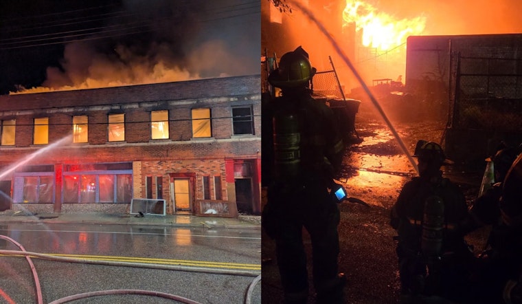 Cleveland Firefighters Quell Second-Alarm Blaze in Glenville's Vacant Building, Investigation Underway