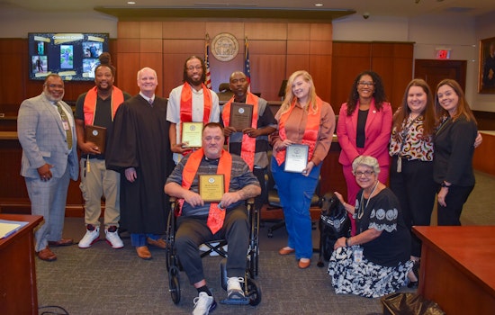 Cobb County Celebrates Success as Five Complete Drug Treatment Court Program