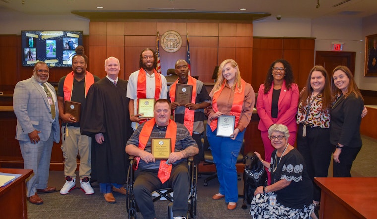 Cobb County Celebrates Success as Five Complete Drug Treatment Court Program