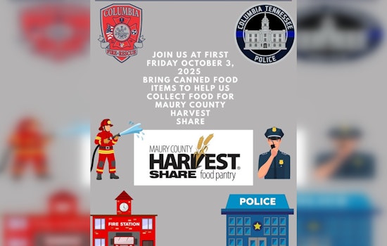Columbia Fire & Rescue Ignites Community Spirit with "Battle of the Badges" Food Drive Against Police Department
