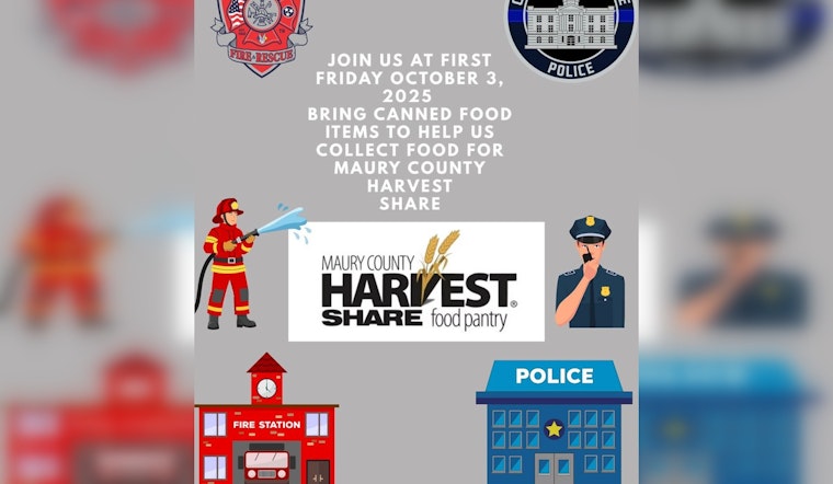Columbia Fire & Rescue Ignites Community Spirit with "Battle of the Badges" Food Drive Against Police Department