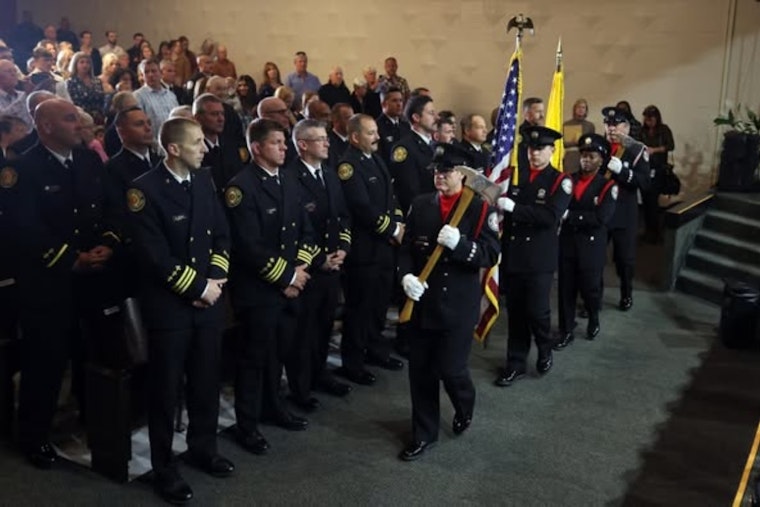 Columbus Division of Fire Celebrates Promotion of 20 Members at Autumn Ceremony