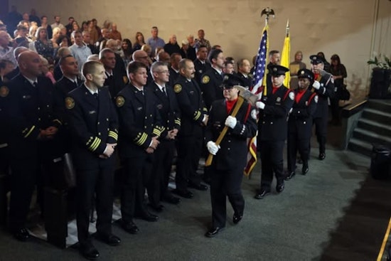 Columbus Division of Fire Celebrates Promotion of 20 Members at Autumn Ceremony