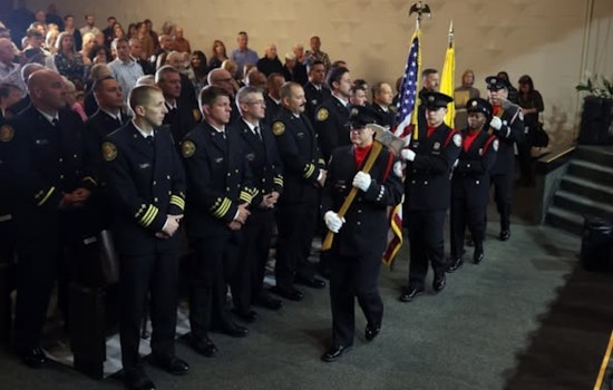 Columbus Division of Fire Celebrates Promotion of 20 Members at Autumn Ceremony