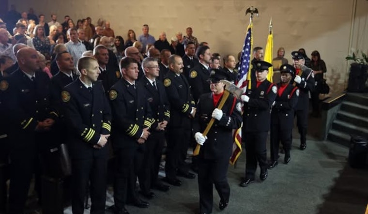 Columbus Division of Fire Celebrates Promotion of 20 Members at Autumn Ceremony