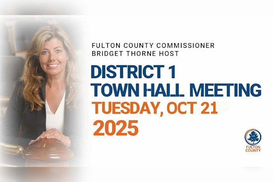 Commissioner Bridget Thorne to Host Open Town Hall in Johns Creek on Local Issues and Initiatives