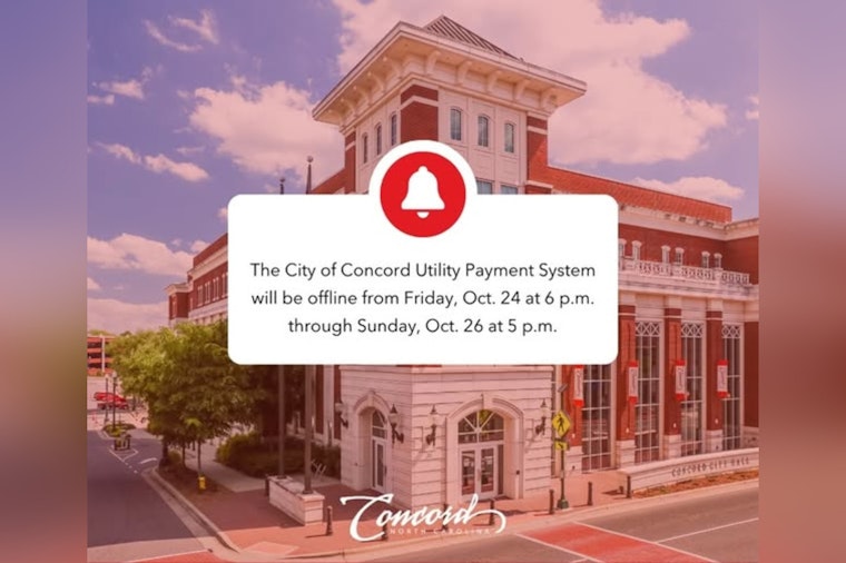 Concord Announces Weekend Outage for Utility Bill Payment System as Autopay Remains Unaffected