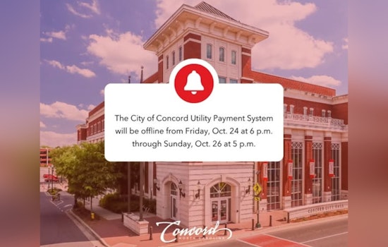 Concord Announces Weekend Outage for Utility Bill Payment System as Autopay Remains Unaffected