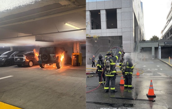 Contra Costa County Firefighters Tackle Electric Vehicle Blaze in Walnut Creek Parking Garage