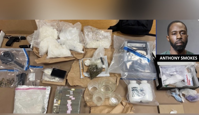 Convicted Felon Anthony Smokes Back in Custody After Jacksonville Sheriff's Office Discovers Drug Cache and Firearm