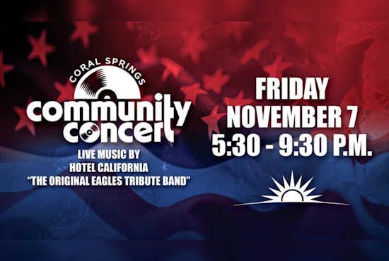 Coral Springs to Celebrate Veterans with Patriotic Community Concert featuring Tribute Bands