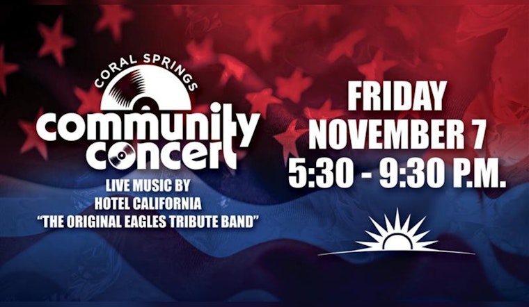 Coral Springs to Celebrate Veterans with Patriotic Community Concert featuring Tribute Bands