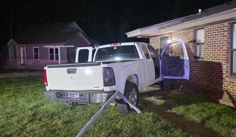Covington Man Charged After Crashing Truck into Building and Fleeing Scene