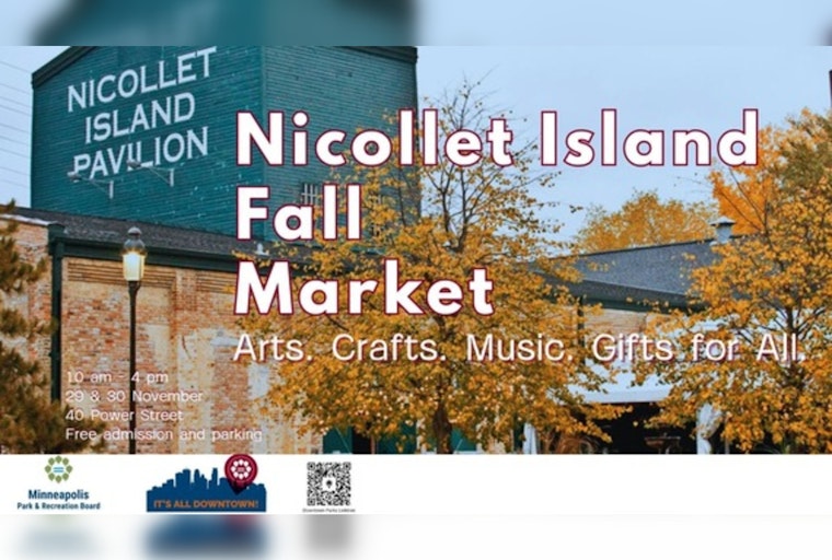 Cozy Movie Nights, Craft Workshops, and Holiday Shopping: Downtown Parks Unveils November Festivities at Nicollet Island Pavilion and Graco Park