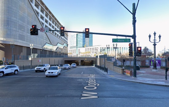 Crash Near Downtown Las Vegas Sends One To Hospital