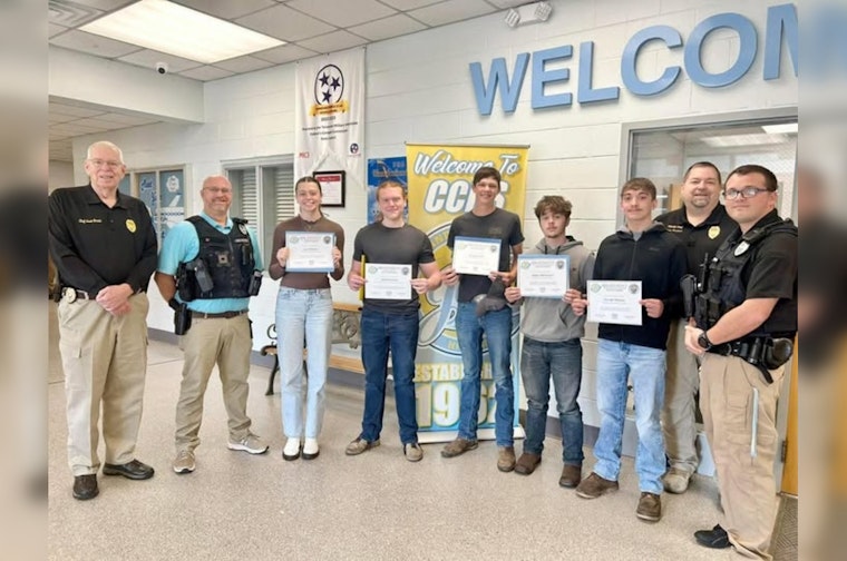 Crossville Police Department Honors Cumberland County High School Students for Exemplary Leadership
