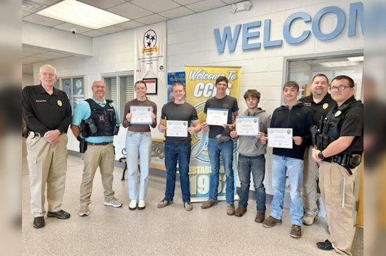 Crossville Police Department Honors Cumberland County High School Students for Exemplary Leadership