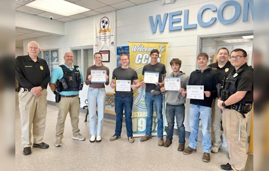 Crossville Police Department Honors Cumberland County High School Students for Exemplary Leadership
