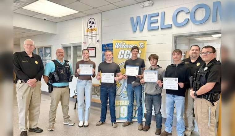 Crossville Police Department Honors Cumberland County High School Students for Exemplary Leadership
