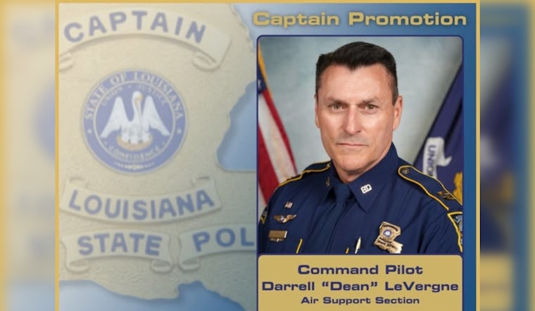 Darrell "Dean" LeVergne Soars to Lead Louisiana State Police Air Support Section