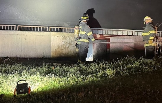 DC Fire and EMS Swiftly Extinguish Early Morning Debris Fire Under Whitehurst Freeway as Cause Remains Under Investigation