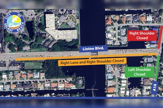 Emergency Sewer Main Repair to Affect Traffic at S Ocean Blvd and Linton Blvd