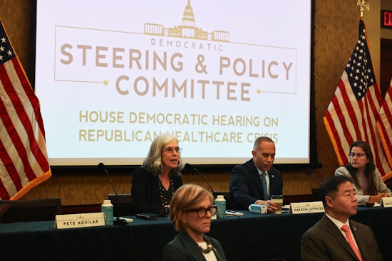 Democratic Whip Katherine Clark Accuses GOP of Heightening Health Insurance Crisis, Singles Out Rep. Mike Johnson for Criticisms