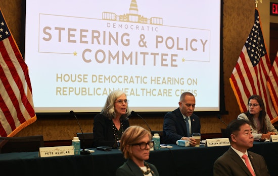 Democratic Whip Katherine Clark Accuses GOP of Heightening Health Insurance Crisis, Singles Out Rep. Mike Johnson for Criticisms