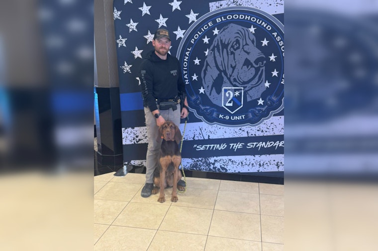 Deputy Vitek and K-9 Lucky of Lancaster County Sheriff's Office Earn Man-Trailing Certification