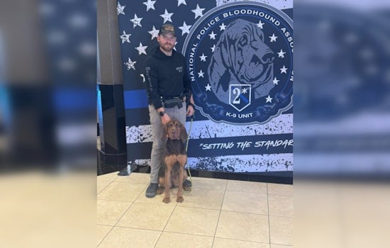 Deputy Vitek and K-9 Lucky of Lancaster County Sheriff's Office Earn Man-Trailing Certification