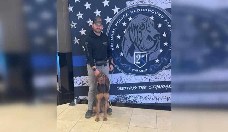 Deputy Vitek and K-9 Lucky of Lancaster County Sheriff's Office Earn Man-Trailing Certification