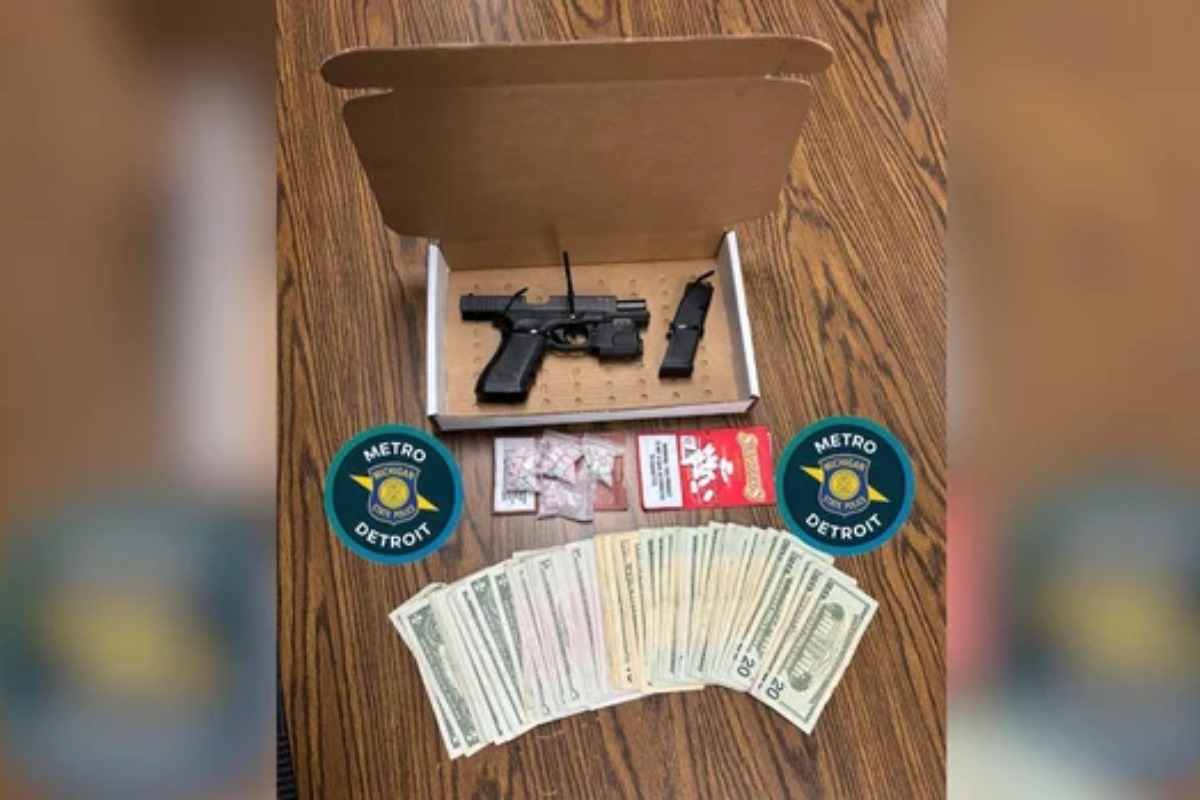 Detroit Traffic Stop Leads to Arrest and Seizure of Drugs and Firearms