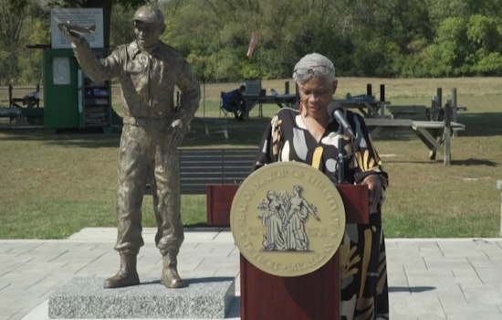 Detroit's Rouge Park Celebrates Reinstatement of Lt. Col. Alexander Jefferson Statue After Theft