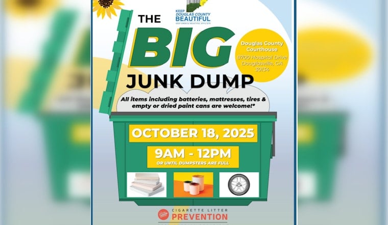 Douglas County Hosts Free BIG Junk Dump Event for Eco-Friendly Waste Disposal