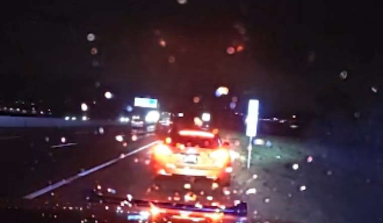 VIDEO: Douglas County Sheriff's Deputy Arrests Erratic Driver on Interstate 25 After High-Risk Chase and Drone-Assisted Search