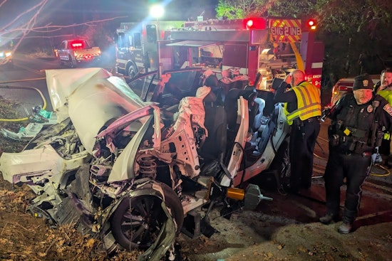 Driver Rescued from Fiery Crash by East Brookfield Firefighters, Expected to Survive After Intense Effort