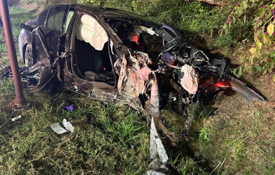 Driver Severely Injured as Car Splits in Half in Suspected Street Racing Crash in The Woodlands