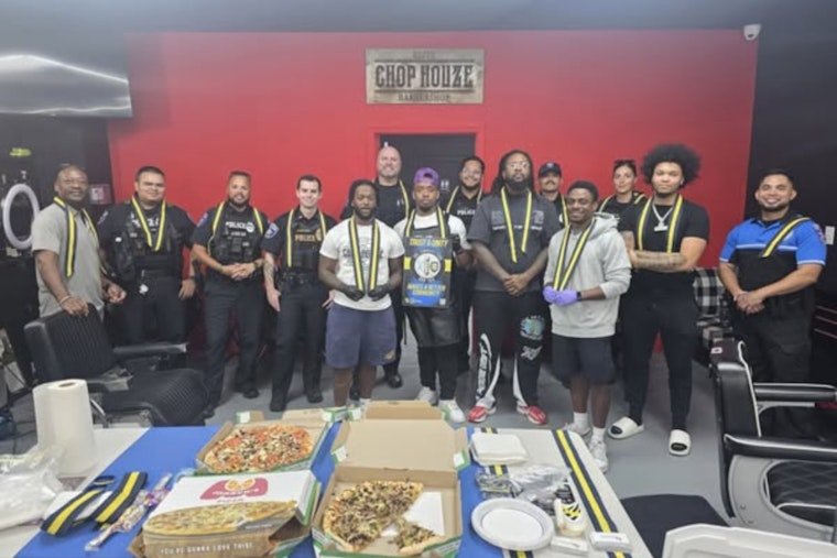 Duncanville Police and Chop Houze Elite Barber Shop Kick Off Community-Building "Shop Talk" Program